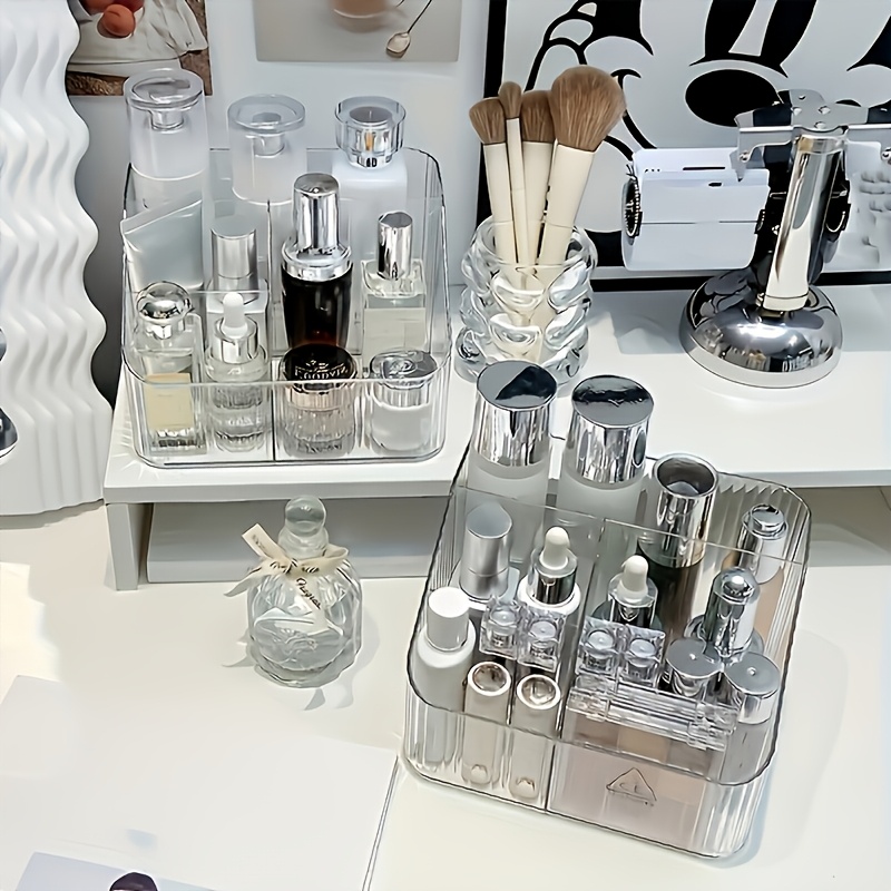 1Pc Desktop Cosmetic Organizer - Luxury Skincare Items 评论和价格