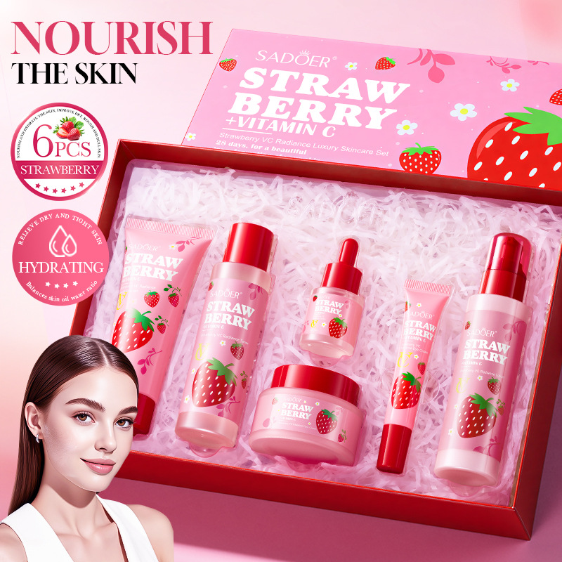 Strawberry VC Brightening Luxu - Luxury Skincare Gift Set 评论和价格